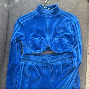 Adidas x Jeremy Scott Blue Sweatsuit